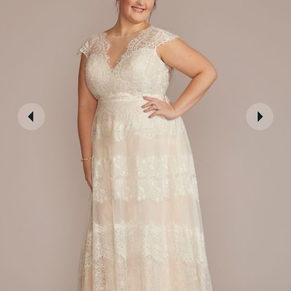 NEVER WORN-still in bag with tags: Melissa Sweet (David’s Bridal) wedding dress!
